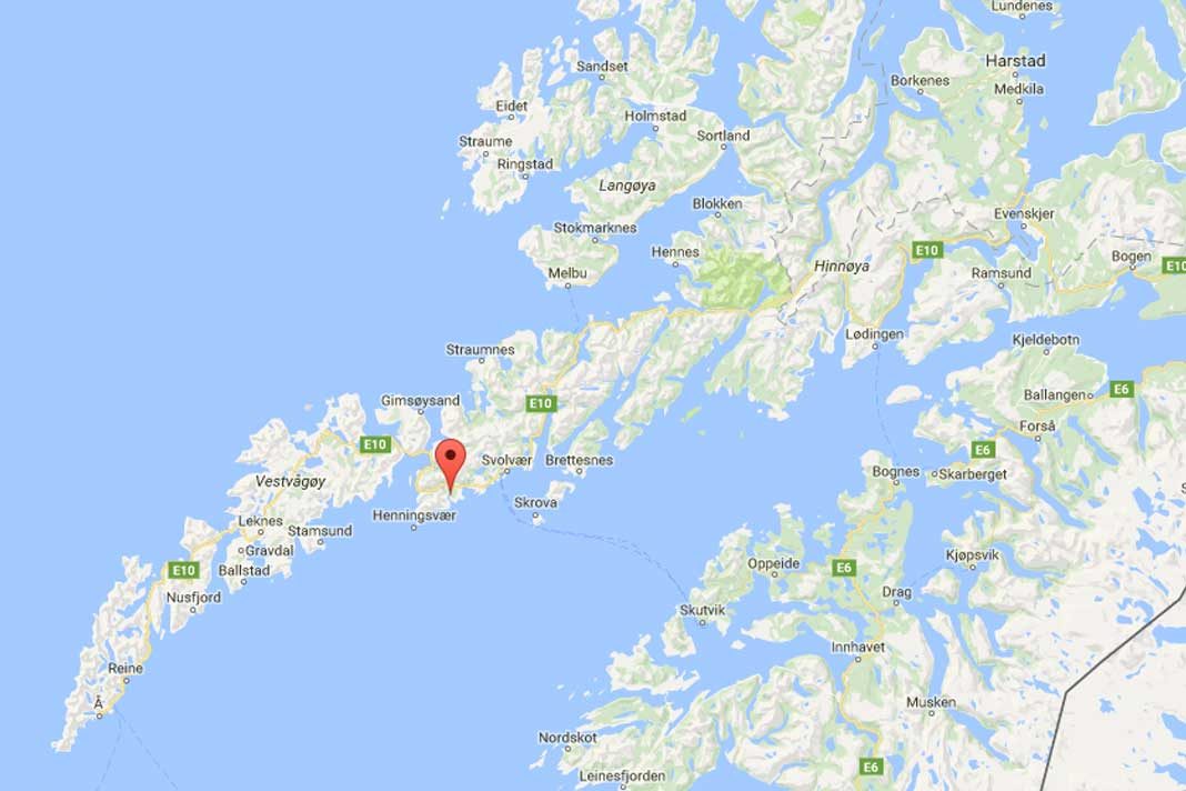 hopen lofoten kart google