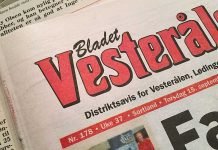 Opplagskrise for Bladet Vesterålen bladet vesterålen forside media medier