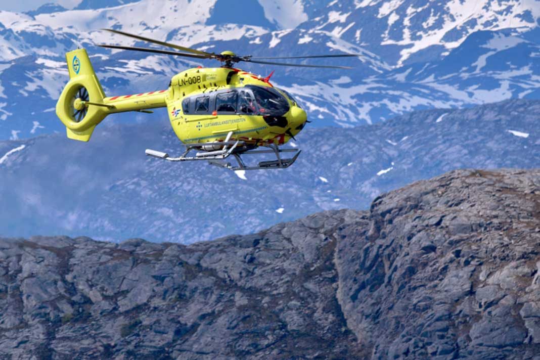 Norsk Luftambulanse helikopter