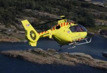 11 druknet i juni Norsk Luftambulanse helikopter