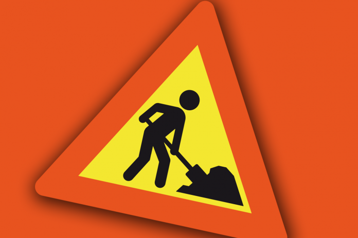 veiarbeid vegarbeid vegvesen skilt arbeid vei