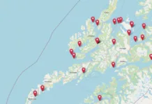 Har ankommet kysten, og kan være skadelig